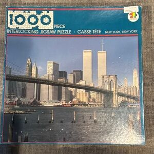 Vintage New York City Skyline Jigsaw Puzzle, factory sealed